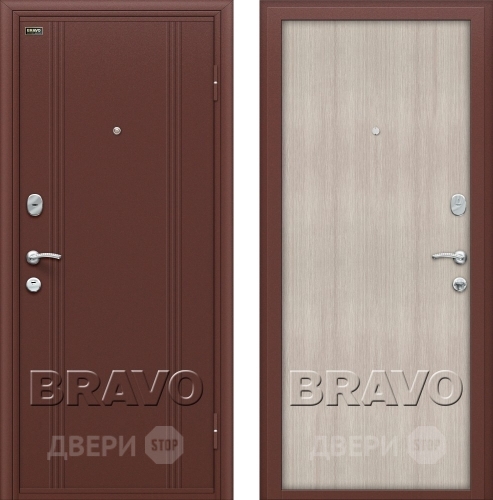 Входная металлическая Дверь Bravo Оптим Door Out 201 Капучино в Истра