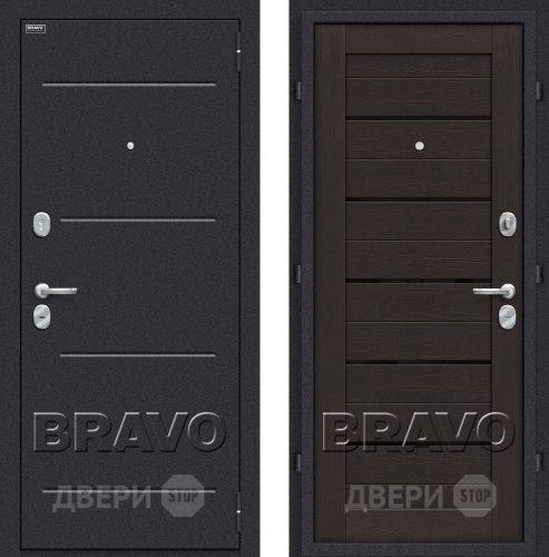 Входная металлическая Дверь Bravo Оптим Техно Eterno в Истра