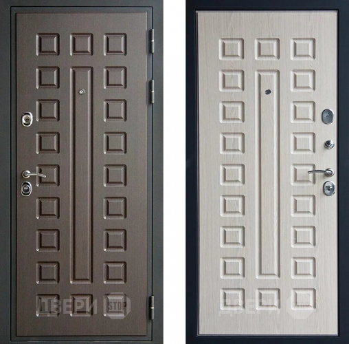 Входная металлическая Дверь Шелтер (SHELTER) Гладиатор дуб беленый в Истра