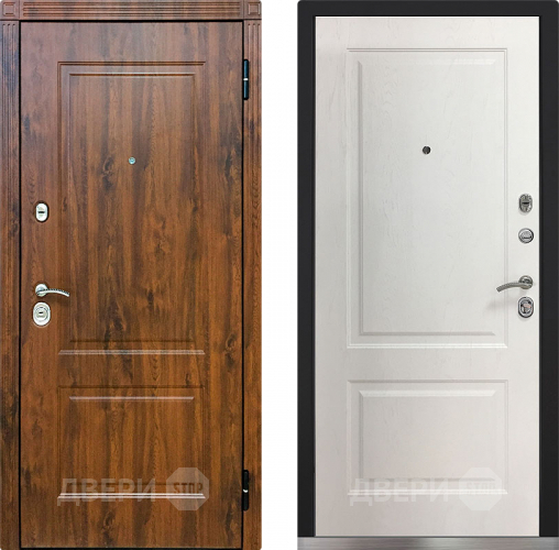 Входная металлическая Дверь Снедо V02 2К Альберо Браш Браун в Истра