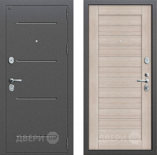 Входная металлическая Дверь Groff Т2-221 Cappuccino Veralinga в Истра