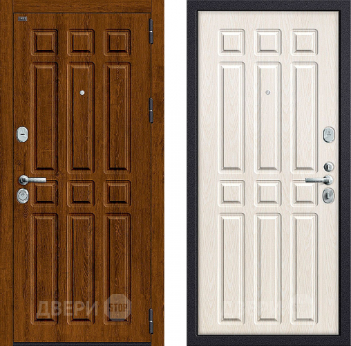 Входная металлическая Дверь Groff P3-315 Французский Дуб/Беленый Дуб в Истра