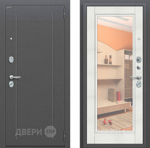 Входная металлическая Дверь Bravo Оптим Флэш Bianco Veralinga в Истра