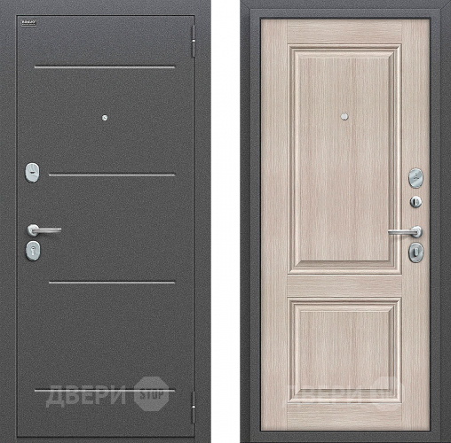 Входная металлическая Дверь Bravo Оптим Стиль Cappuccino Veralinga в Истра