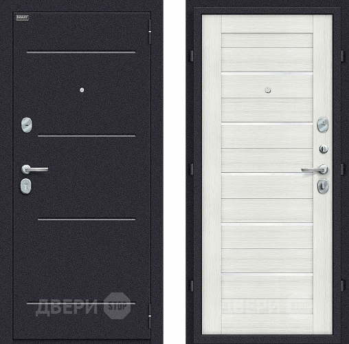 Входная металлическая Дверь Bravo Оптим Техно Bianco Veralinga в Истра