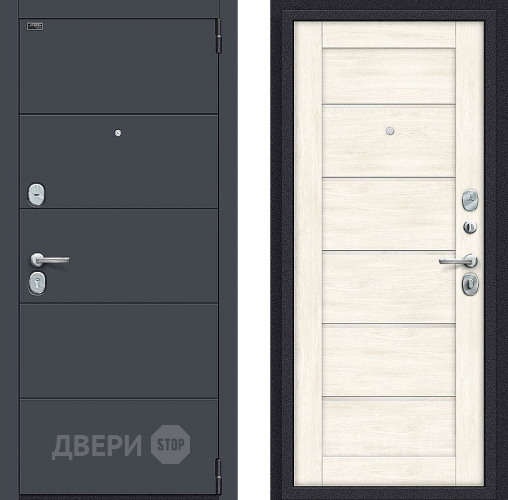 Входная металлическая Дверь Bravo Порта S-3 4/Л22 Nordic Oak в Истра