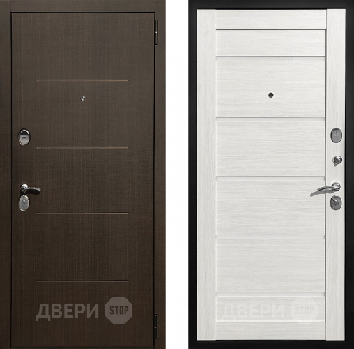 Входная металлическая Дверь Престиж Люкс Арабика/Беленый дуб в Истра