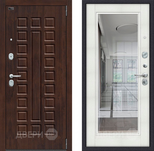 Дверь Bravo Porta S-3 51/П61 с зеркалом Бьянко в Истра