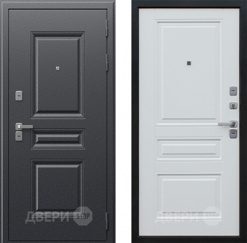 Входная металлическая Дверь АСД Терморазрыв Диксон Белый матовый в Истра