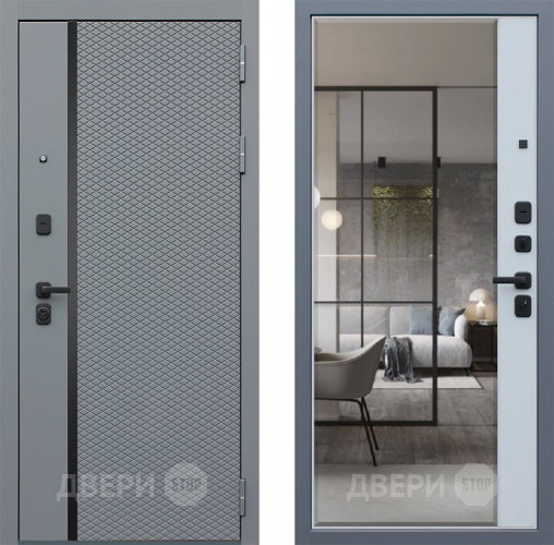 Входная металлическая Дверь АСД Манчестер с зеркалом в Истра