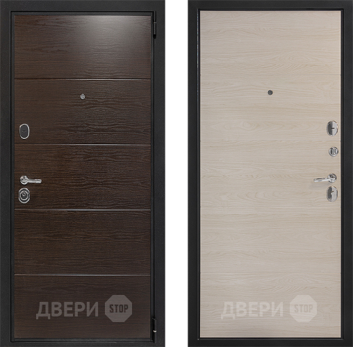 Входная металлическая Дверь Дверной Континент Белград Дуб Мадейра в Истра