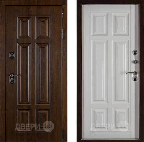 Дверь Заводская Урал ПП Лайт 3К Вайт (с терморазрывом) в Истра