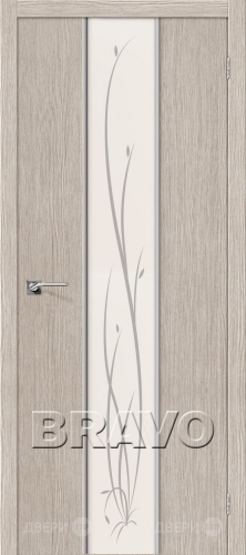 Межкомнатная дверь Глейс-2 Twig (3D Cappuccino) в Истра