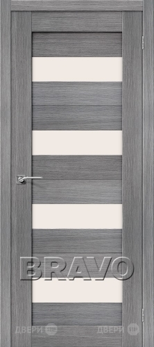 Межкомнатная дверь Порта-23 (Grey Veralinga) в Истра