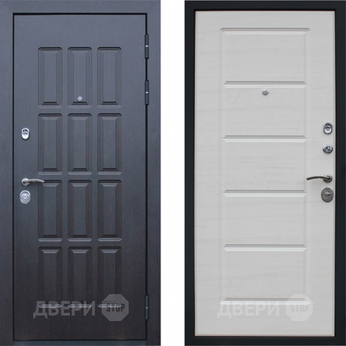 Входная металлическая Дверь АСД Фортуна Беленый дуб поперечный в Истра