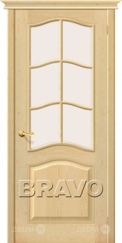 Межкомнатная дверь со стеклом М7 (Без отделки) в Истра