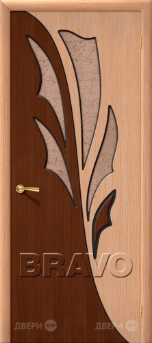 Межкомнатная дверь со стеклом Дуэт (Дуб) в Истра