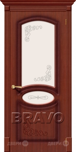 Межкомнатная дверь со стеклом Азалия (Макоре) в Истра