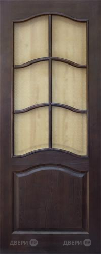 Межкомнатная дверь 7-ПО темный лак в Истра