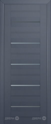 Межкомнатная дверь ProfilDoors 48U антрацит (графит) в Истра