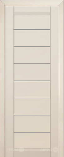 Межкомнатная дверь ProfilDoors 71U магнолия сатинат (графит) в Истра