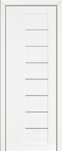 Межкомнатная дверь ProfilDoors 17L белый люкс (графит) в Истра