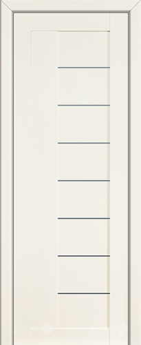 Межкомнатная дверь ProfilDoors 17L магнолия люкс (графит) в Истра