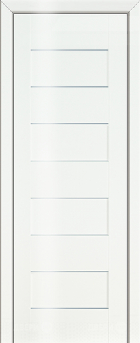 Межкомнатная дверь ProfilDoors 45L белый люкс (графит) в Истра