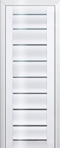 Межкомнатная дверь ProfilDoors 76L белый люкс (графит) в Истра