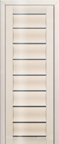 Межкомнатная дверь ProfilDoors 76L магнолия люкс (графит) в Истра