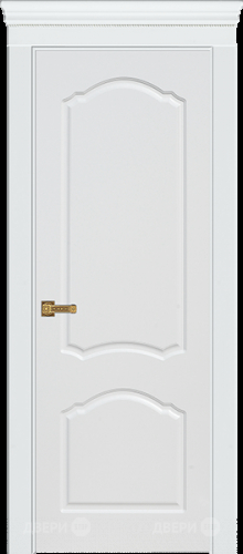 Межкомнатная дверь Танго ПГ белая эмаль в Истра