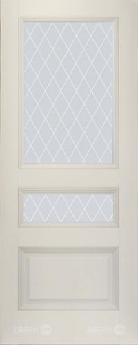 Межкомнатная дверь ProfilDoors 68U магнолия сатинат (ромб) в Истра