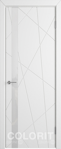 Межкомнатная дверь К5 ПО белая эмаль в Истра