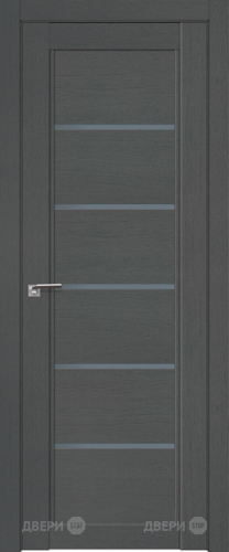 Межкомнатная дверь ProfilDoors 2-76 XN Грувд (графит) в Истра