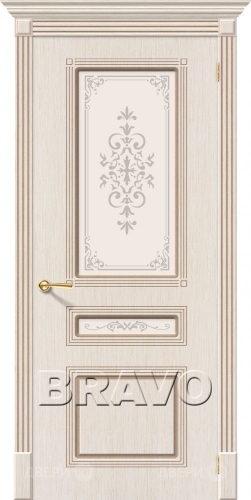 Межкомнатная дверь со стеклом Стиль (БелДуб) в Истра