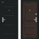 Входная металлическая Дверь Bravo Нео Букле черное/Wenge Veralinga в Истра