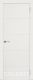 Межкомнатная дверь Граффити 2 ПГ белая эмаль в Истра
