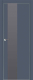 Межкомнатная дверь ProfilDoors 5E Антрацит (серебряный лак) в Истра