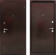 Дверь Ратибор Дачная металл/металл 860х2050 мм