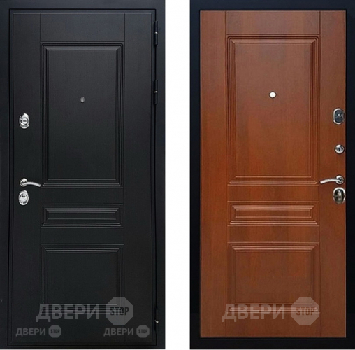 Входная металлическая Дверь Геркон (Gercon) Лондон панель МДФ Итальянский орех в Истра