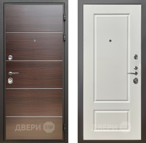 Входная металлическая Дверь Шелтер (SHELTER) Комфорт Венге структурный горизонт 5 Силк тирамиссу в Истра