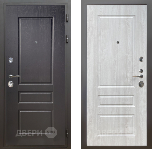 Входная металлическая Дверь Шелтер (SHELTER) Комфорт Дуб английский 2 Сосна белая в Истра