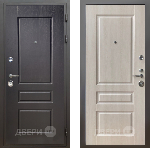 Входная металлическая Дверь Шелтер (SHELTER) Комфорт Дуб английский 3 Дуб филадельфия крем в Истра