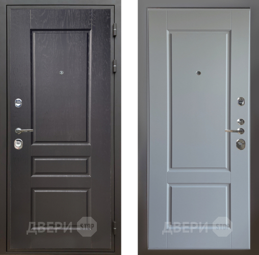 Входная металлическая Дверь Шелтер (SHELTER) Комфорт Дуб английский 6 Силк Маус в Истра