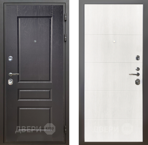 Входная металлическая Дверь Шелтер (SHELTER) Комфорт Дуб английский 7 Дуб филадельфия крем в Истра