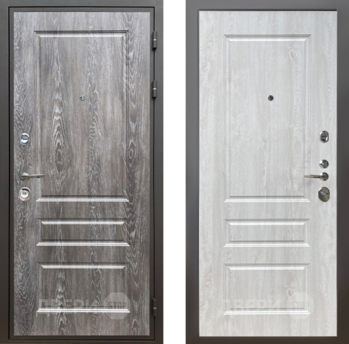 Входная металлическая Дверь Шелтер (SHELTER) Комфорт Дуб шале серебро 2 Сосна белая в Истра