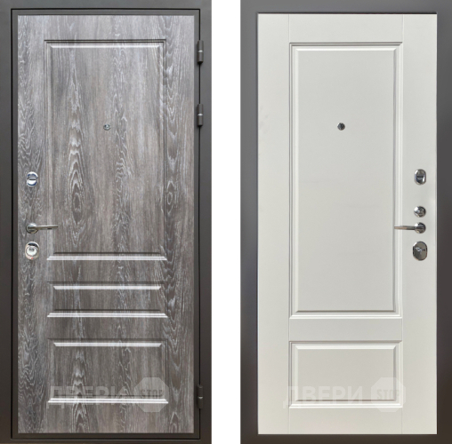 Входная металлическая Дверь Шелтер (SHELTER) Комфорт Дуб шале серебро 5 Силк тирамиссу в Истра