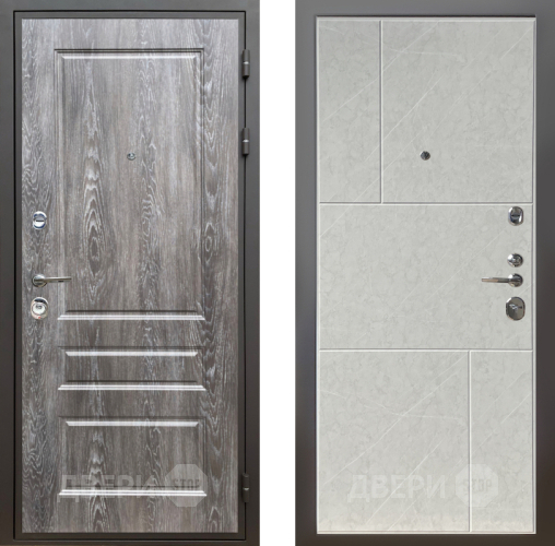 Входная металлическая Дверь Шелтер (SHELTER) Комфорт Дуб шале серебро 9 Гранит лава лайт в Истра