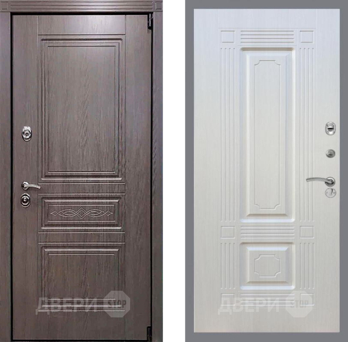 Входная металлическая Дверь Рекс (REX) Пренмиум-S FL-2 Лиственница беж в Истра