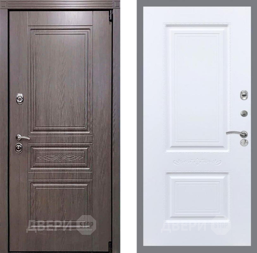 Входная металлическая Дверь Рекс (REX) Пренмиум-S Смальта Силк Сноу в Истра